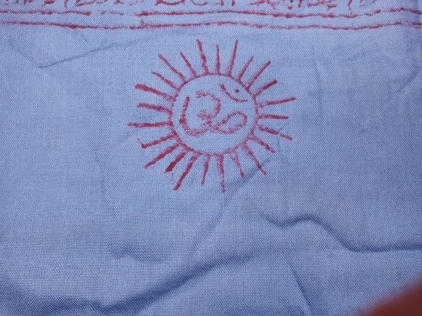 Om Print Pareo Scarf