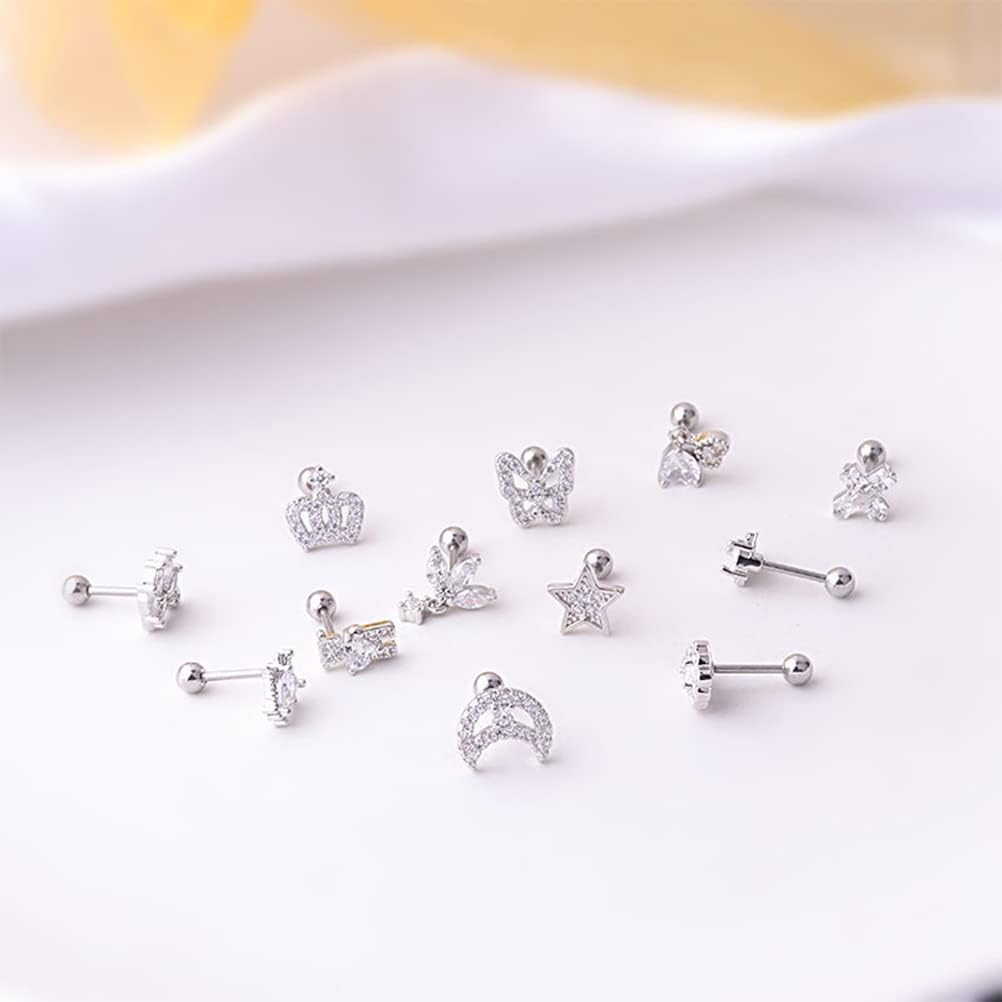 Piercing Silver Zircónica