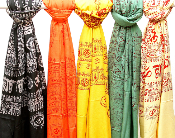 Om Print Pareo Scarf