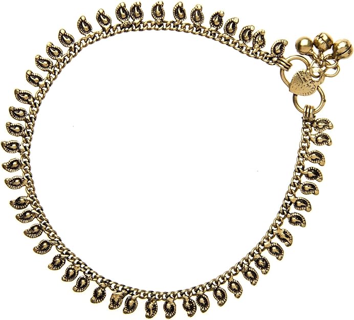 Pulseira de Pé Dourada