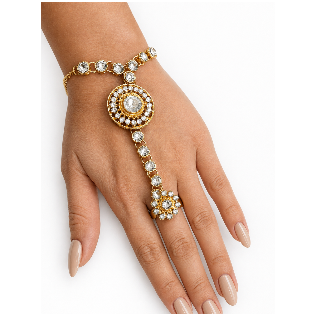 Hand Cuff Dourada