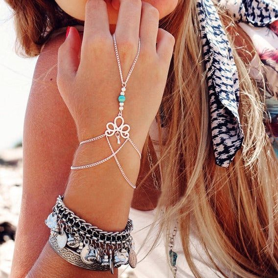 Hand Cuff Dourada