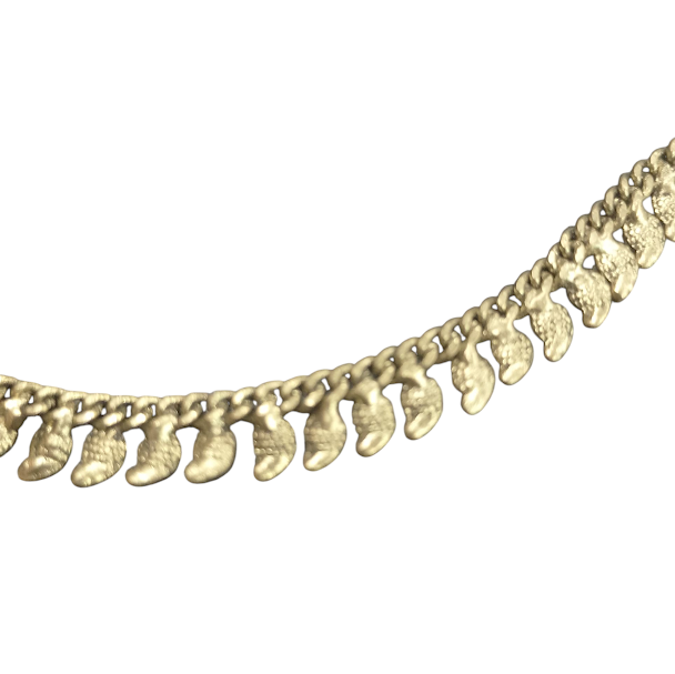 Pulseira de Pé Dourada