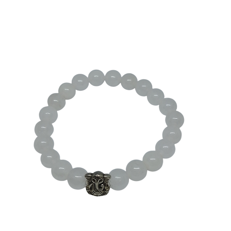 Pulseira Pedras Naturais Com Ganesha