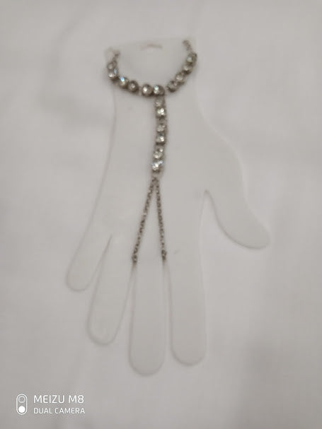 Hand Cuff Prateada