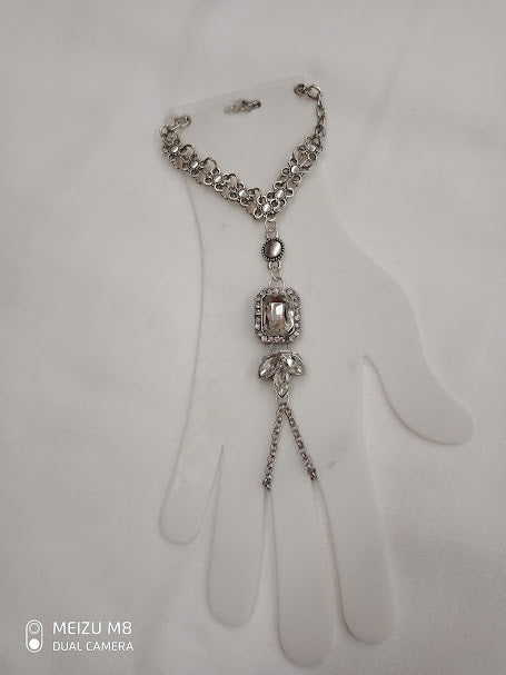 Hand Cuff Prateada