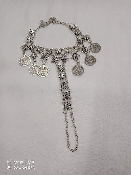 Hand Cuff Prateada