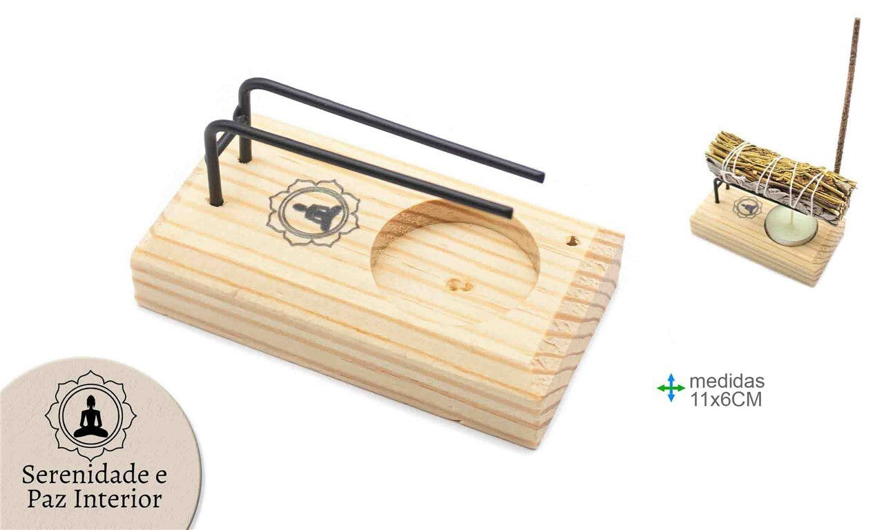 Suporte Pau Santo e White Sage