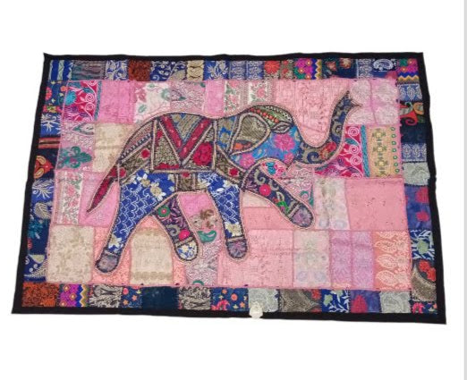 Pano Patchwork Elefante