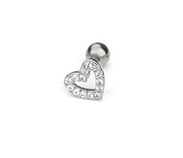 Piercing Silver Zircónica