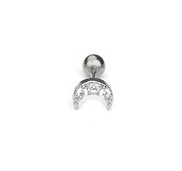 Piercing Silver Zircónica