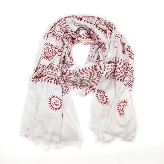 Om Print Pareo Scarf