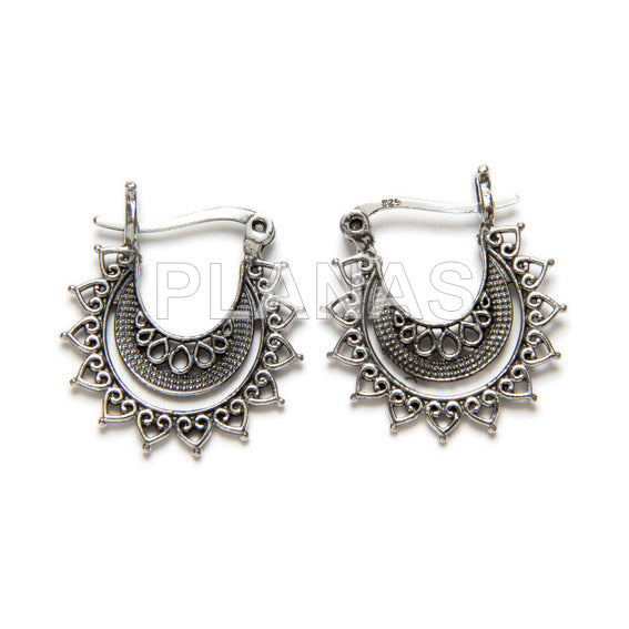Silver Hoops Par