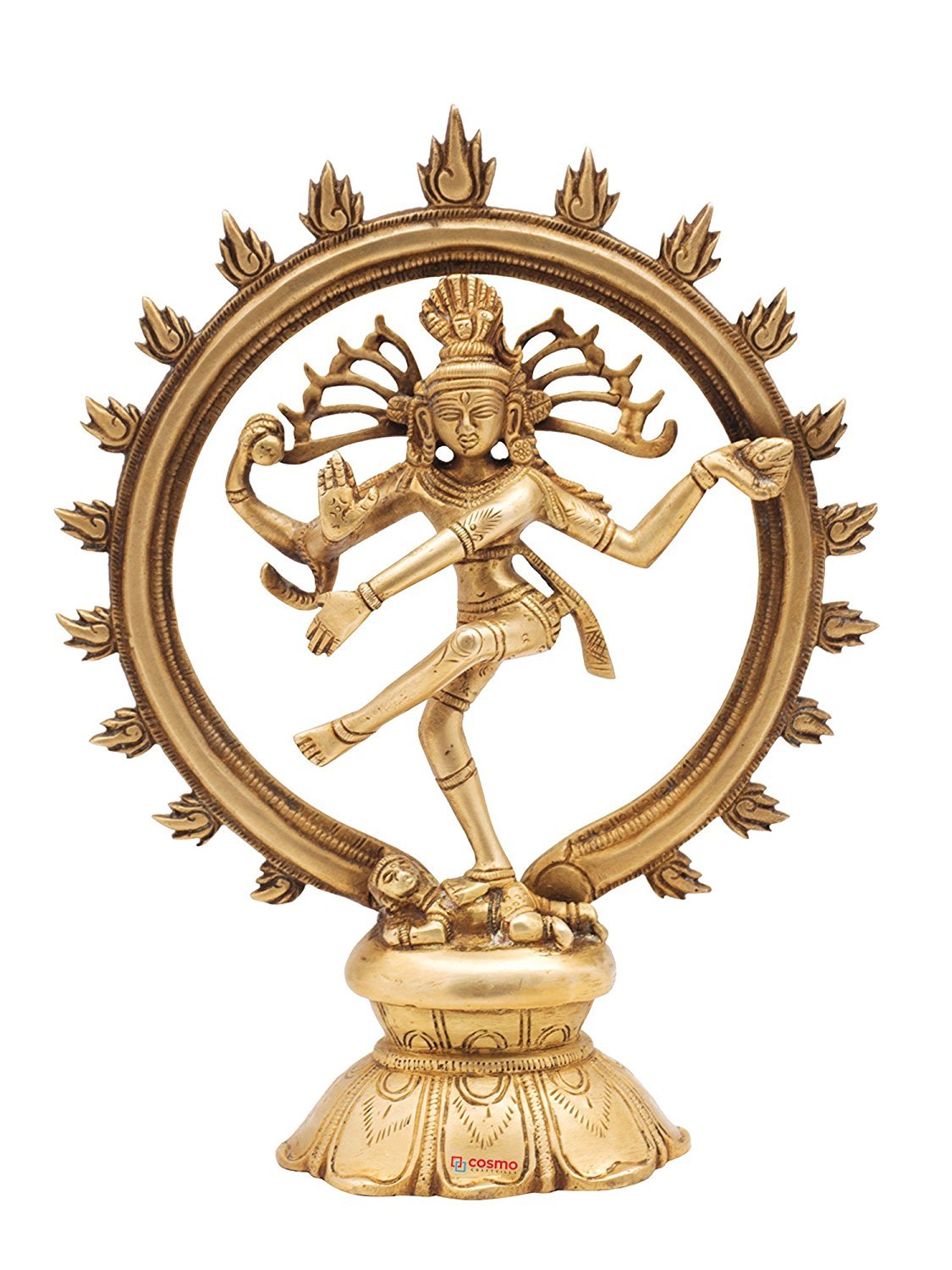 Shiva Nataraja Latão