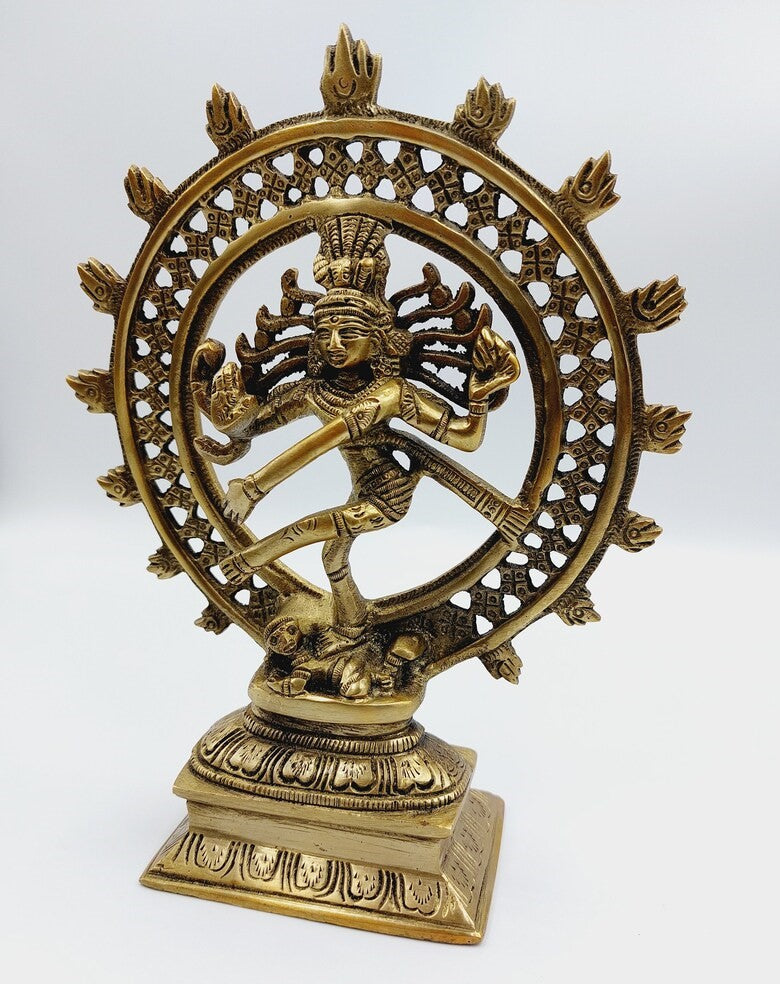 Shiva Nataraja Latão