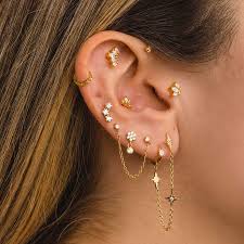 Piercing Duplo Prateado