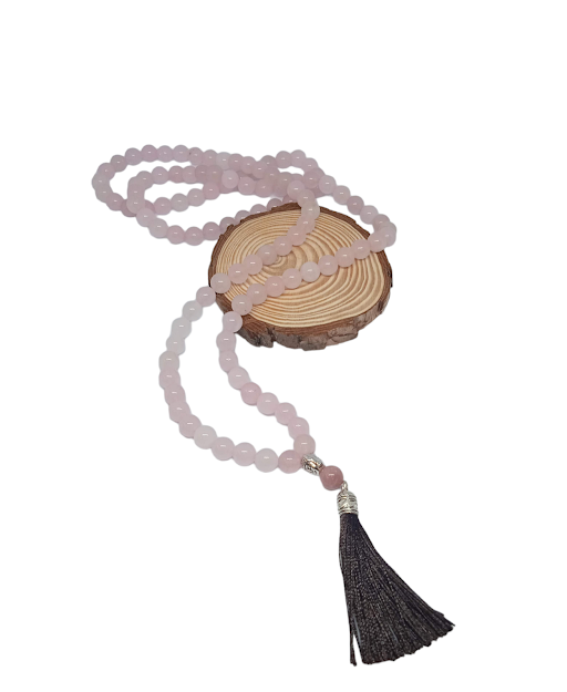 Japamala Quartzo Rosa