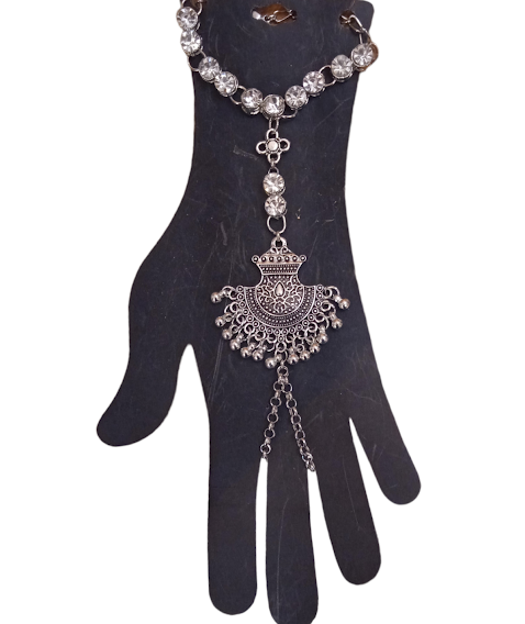 Hand Cuff Prateada