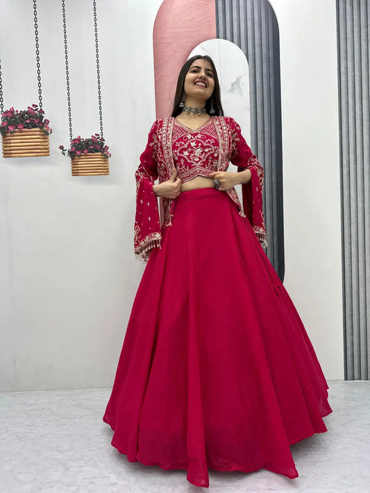 ✨ LEHENGA CHOLI PREMIUM COM KOTI