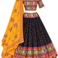 Lehenga Choli Tradicional Indiano com Dupatta 💛