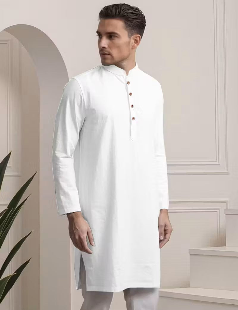 Kurta Conjunto Homem Branco