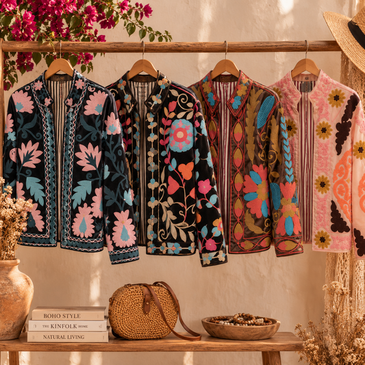 BOHO EMBROIDERED JACKET