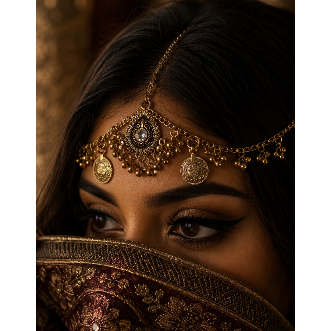 Tiara Tikka Dourada