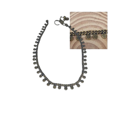 Pulseira de Pé Dourada