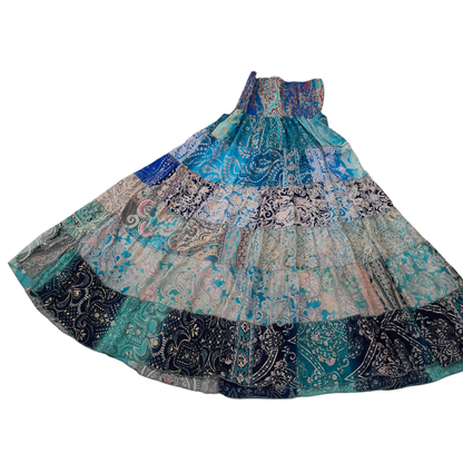 Saia Longa Estampada Boho Chic