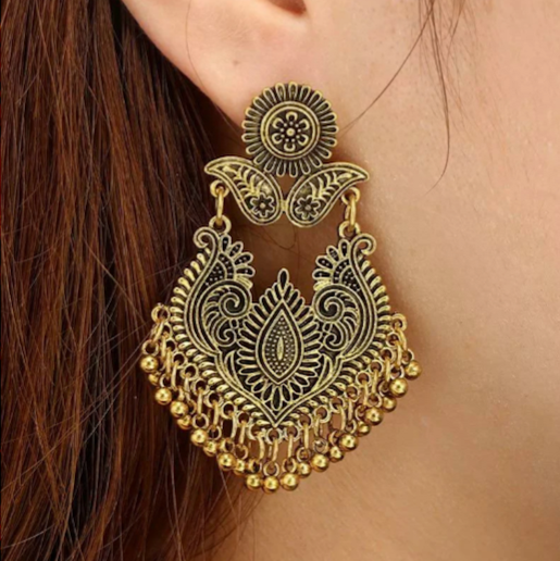 Bohemian Antique Hoops