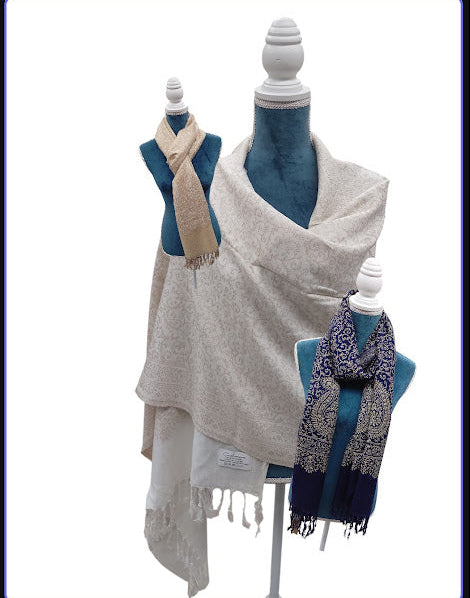 Echarpe Pasmina C/Brilho