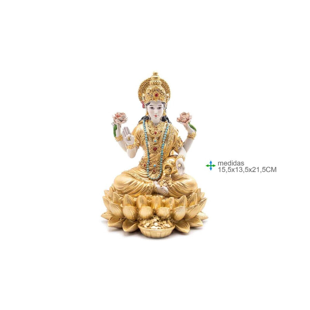 Deusa Lakshmi na Flor de Lótus