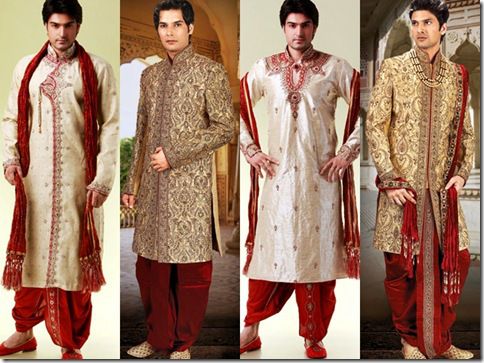 Sherwani Homem Beje