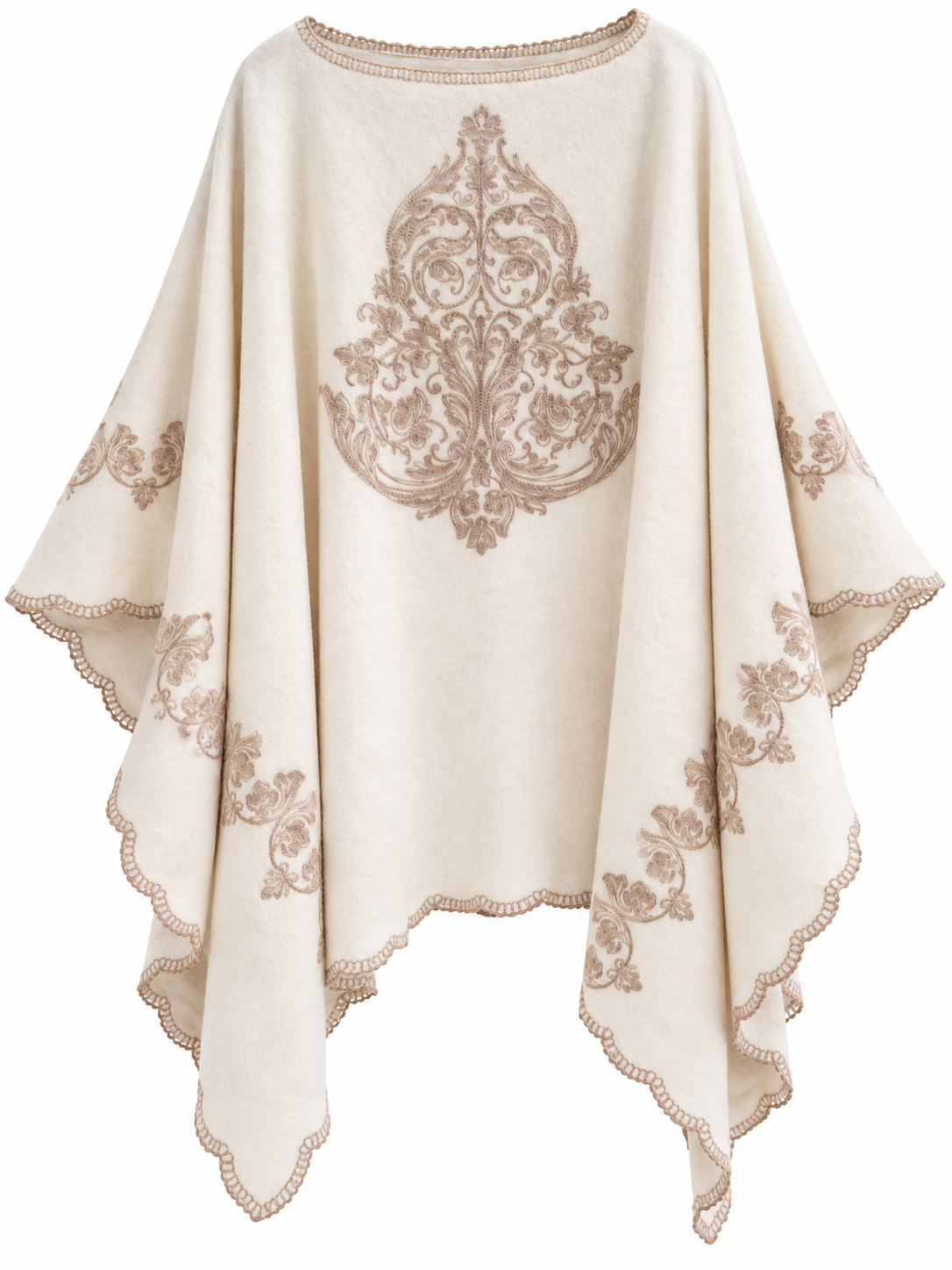 🍂🤎 CAPA PONCHO BOHO CHIC