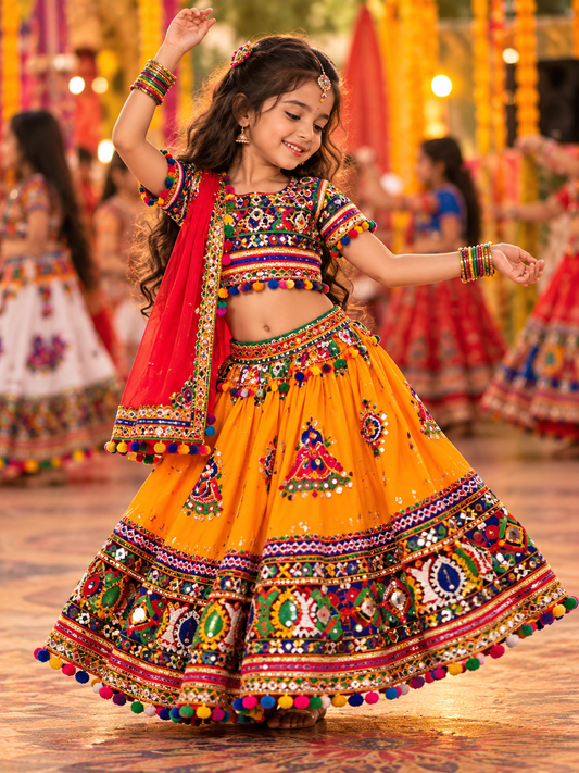 Lehenga Choli Dança