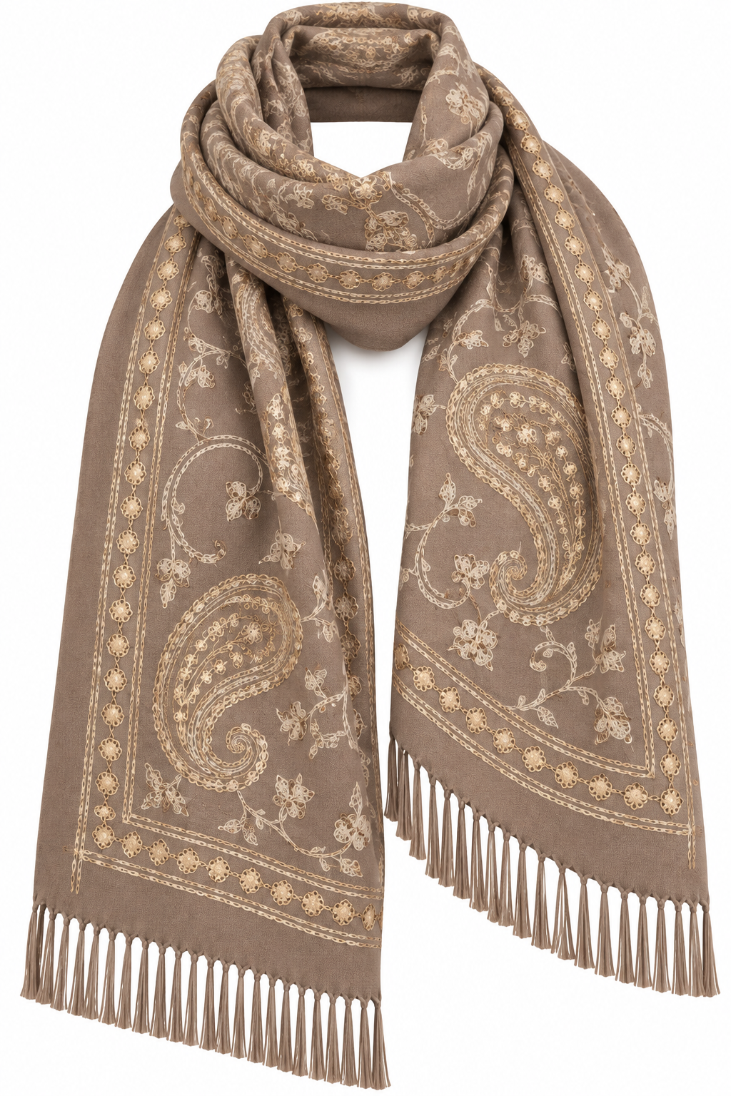 ✨ Écharpe Quente e Elegante com Padrão Paisley  ✨