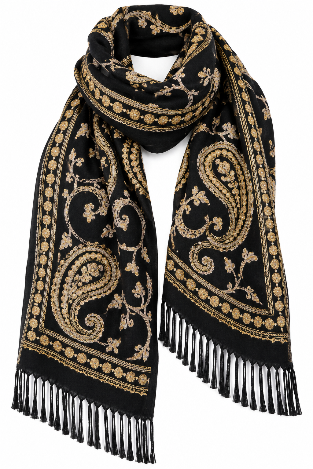 ✨ Écharpe Quente e Elegante com Padrão Paisley  ✨