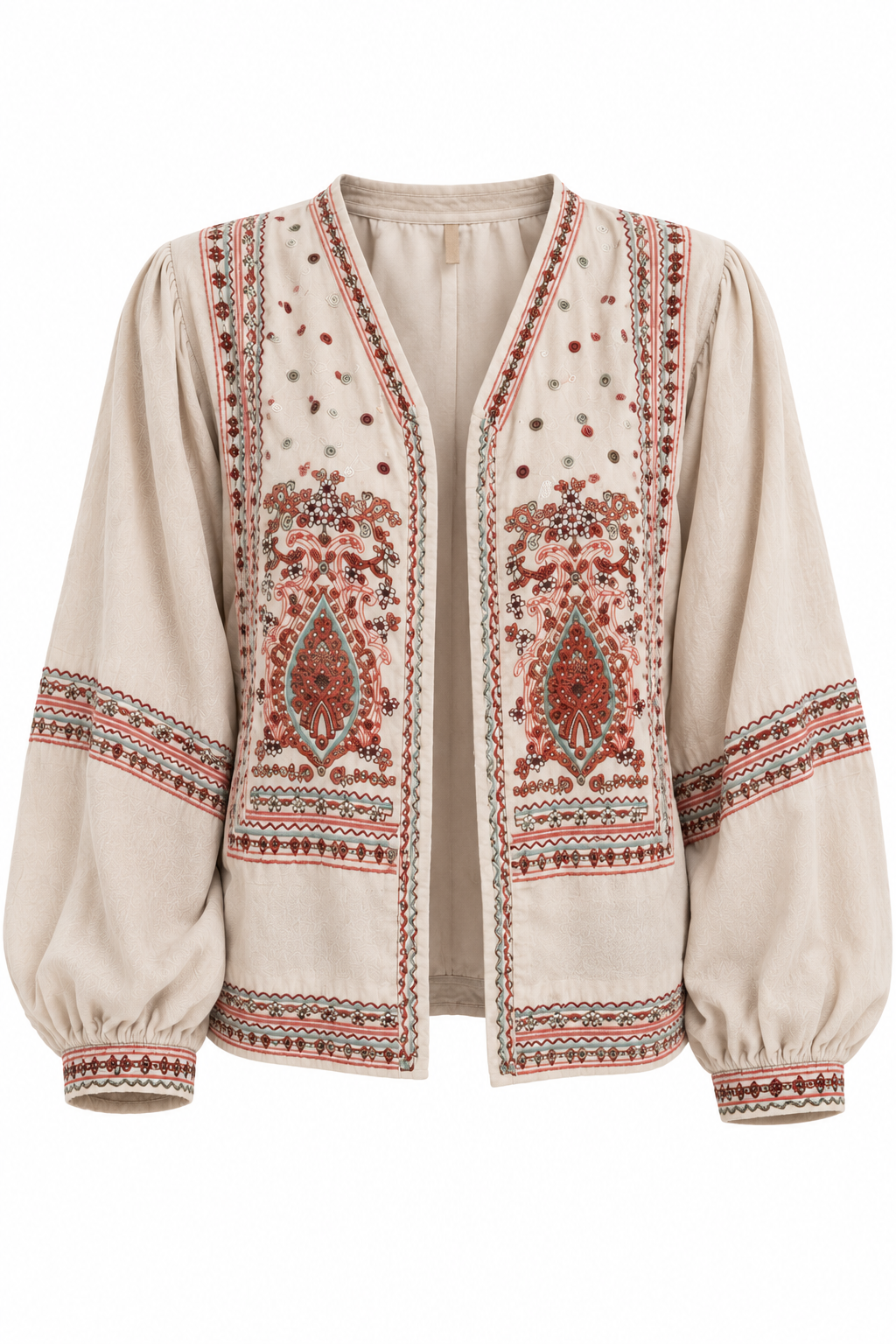 BOHO VELVET EMBROIDERED JACKET