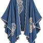 Capa Feminina Boho Chic com Bordado