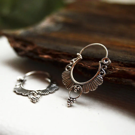 Silver Hoops Par