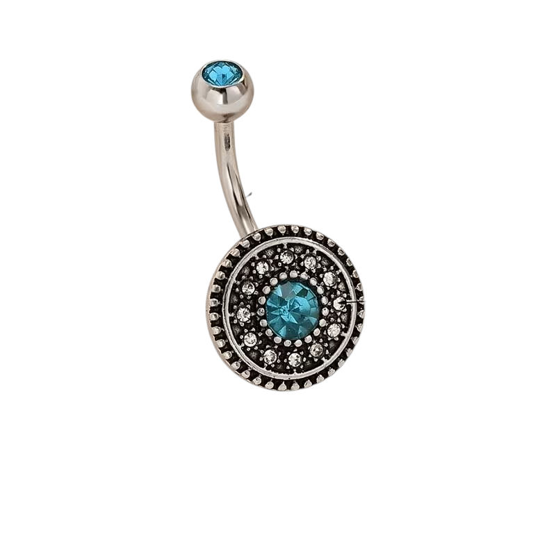 Piercing Umbigo Prateado