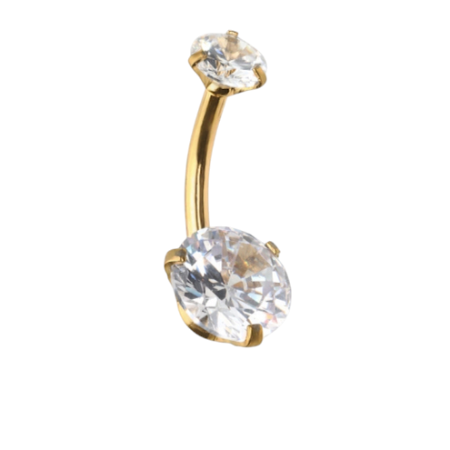 Piercing Umbigo Dourado