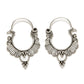 Silver Hoops Par