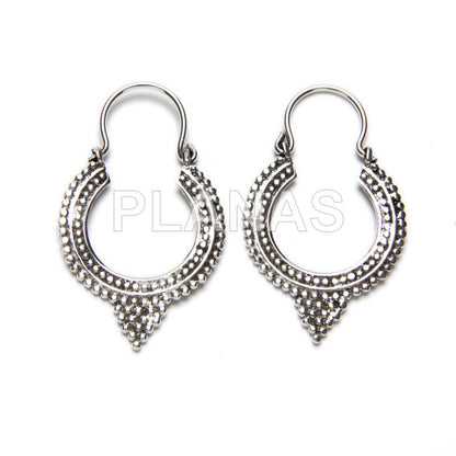 Silver Hoops Par