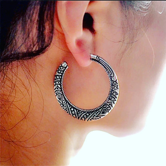 Bohemian Antique Hoops