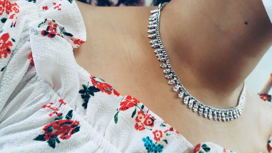 Bohemian Silver Choker